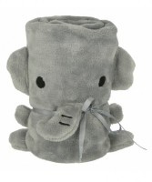Kerbl 80434 Ćebe puppy Blanket Elephant, grey 72x51cm