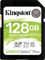 Kingston Canvas Select Plus SD Memory Card 128GB, SDS2/128GB