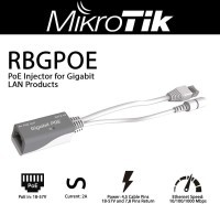 MikroTik Gigabit PoE injector (RBGPOE)