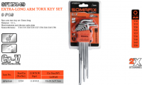 Somafix SFX5349 Ključevi Torx CR-V produženi na PVC držaču T10-T50 set 9/1