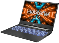 Laptop Gigabyte A5 K1 AMD Ryzen 5 5600H/16GB/512GB SSD/GeForce RTX 3060P 6GB RGB/15.6" FHD IPS 144Hz