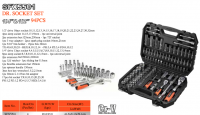 Somafix SFX5501 Set ručnog alata i nasadnih ključeva 1/4‘-1/2‘ CRV 94kom